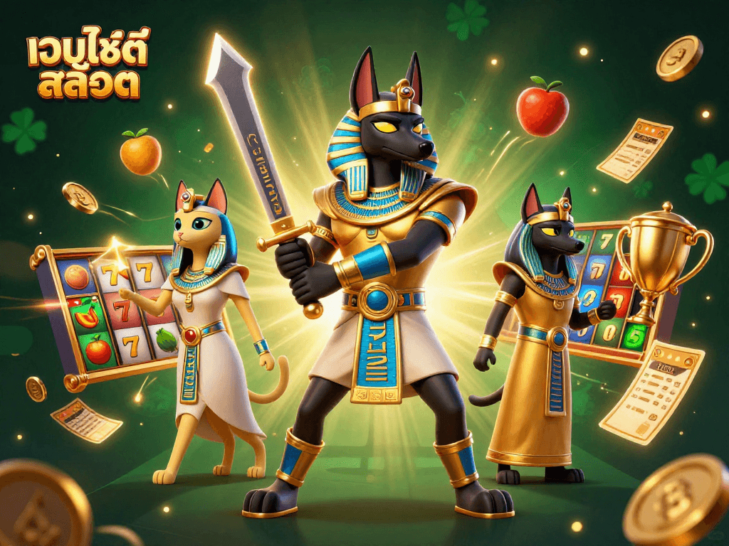 เล่นเว็บไซต์สล็อต ได้กับอุปกรณ์ Android ที่มีธีมของอียิปต์และสัญลักษณ์แห่งโชคลาภ