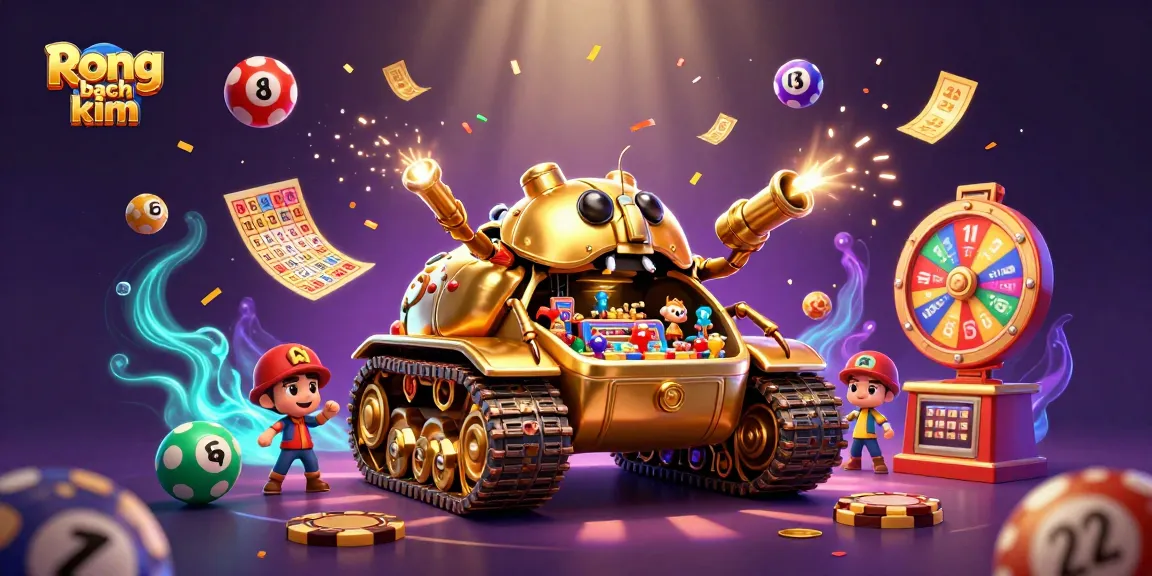 Engage with Rong bach kim in this dynamic lottery-themed cinematic 3D casino scene.