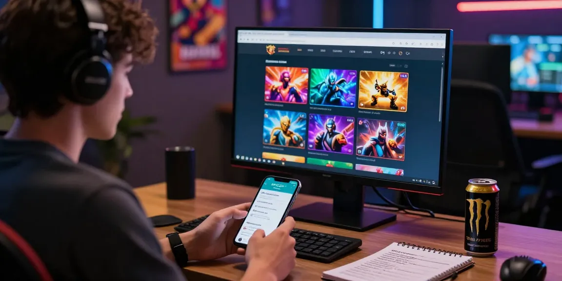 Engaging with login hero138 on a modern gambling platform at a stylish workstation, showcasing vibrant games and winning strategies.