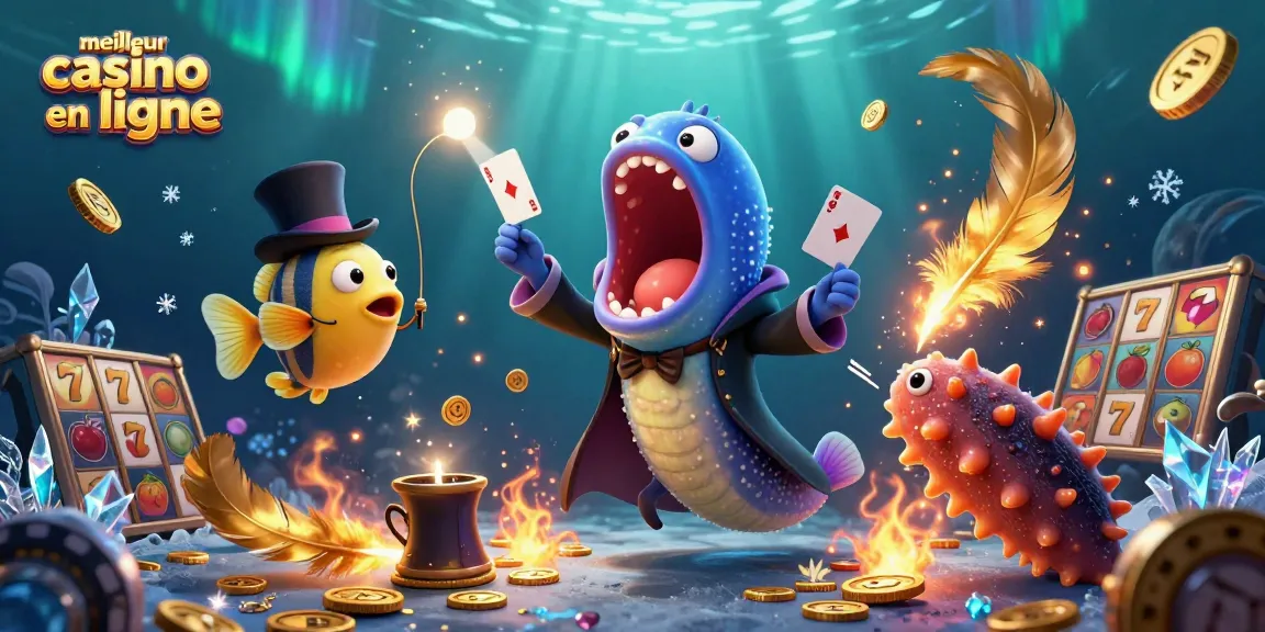 Le meilleur casino en ligne propose un spectacle magique sous-marin avec un poisson-lanterne et un anguille en démonstration.
