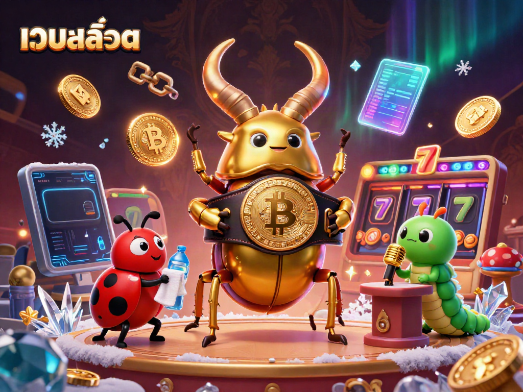 Experience exhilarating เว็บสล็อต action with animated characters amidst vibrant gambling elements.