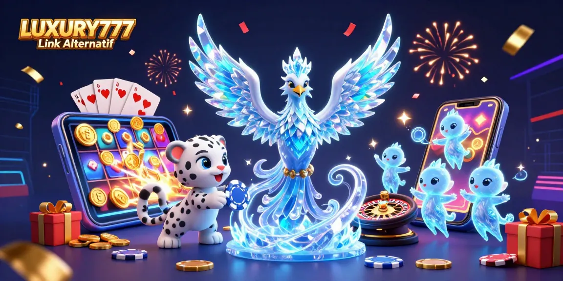 Menangkan hadiah besar di LUXURY777 Link Alternatif dengan ilustrasi kasino yang aktif dan mengasyikkan.