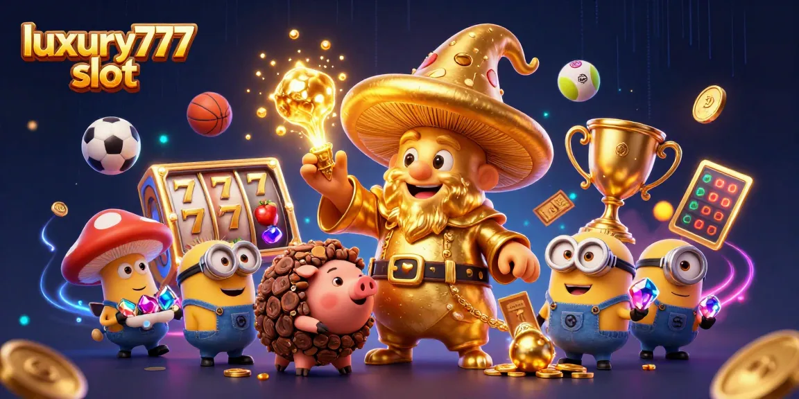 Experience thrilling play with luxury777 slot, featuring vibrant characters and dynamic slot elements.