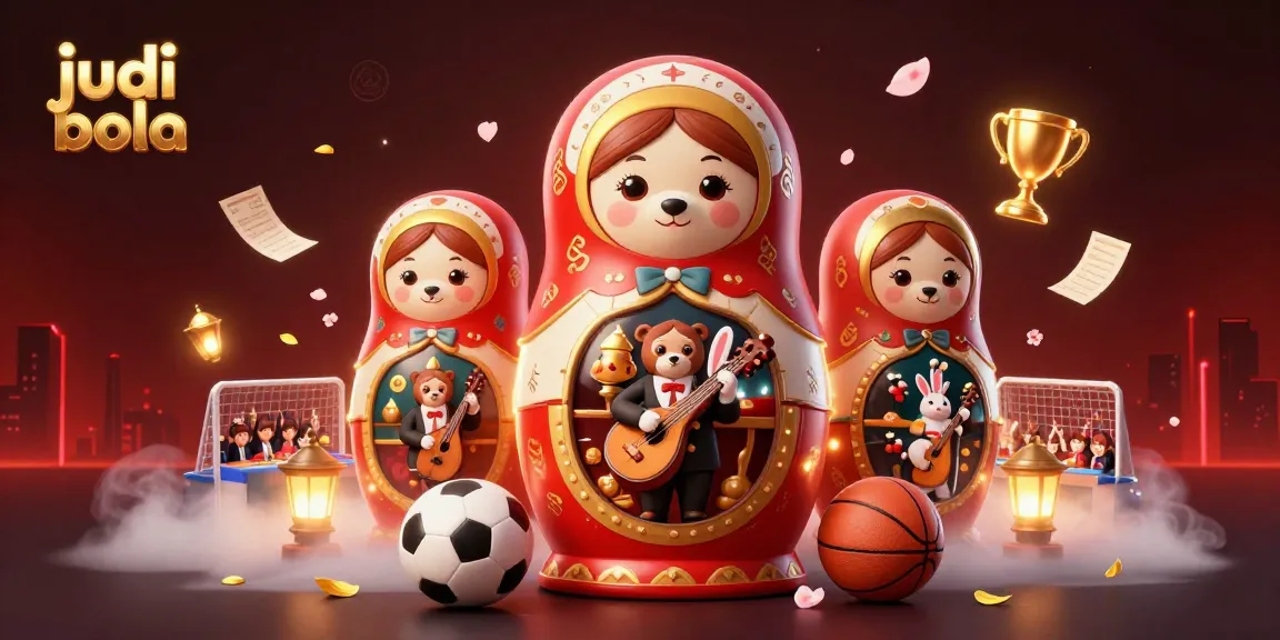 Engage in judi bola with dynamic sports betting elements and festive casino vibes.
