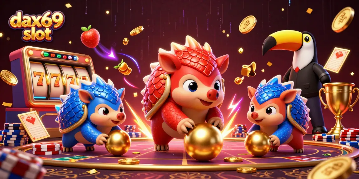 Menggulingkan simbol dadu dengan hadiah jackpot di permainan dax69 slot yang seru.