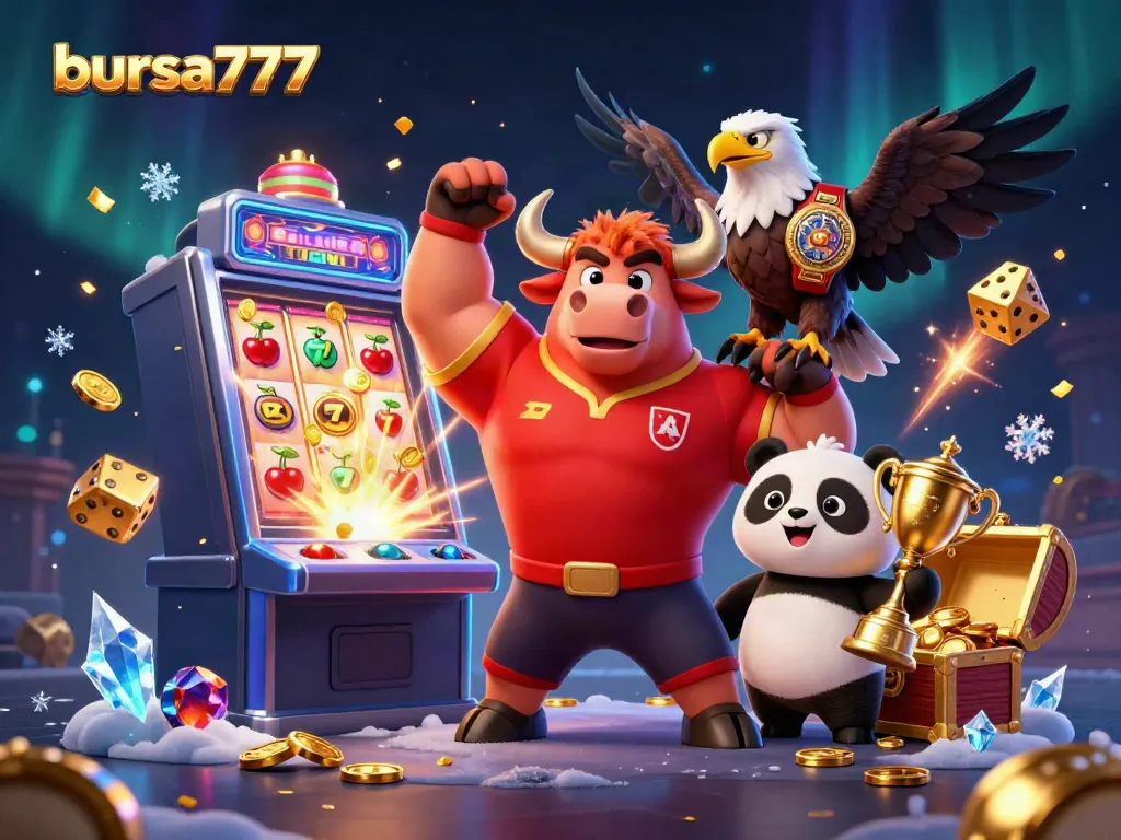 Permainan seru di bursa777 dengan simbol jackpot dan kemenangan besar!