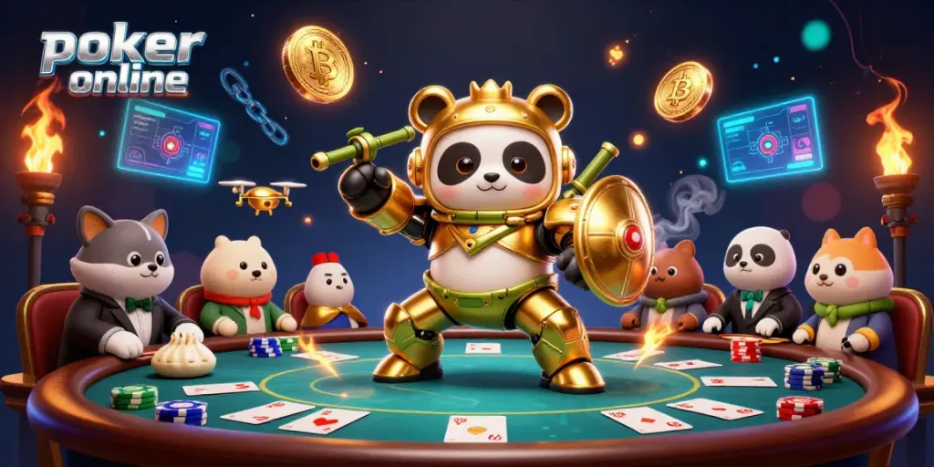 Experience the excitement of poker online with dynamic visuals from a vibrant tournament scene.