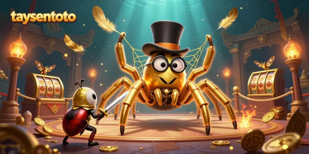 Engage in thrilling gameplay at taysentoto with a vibrant scene filled with casino excitement.
