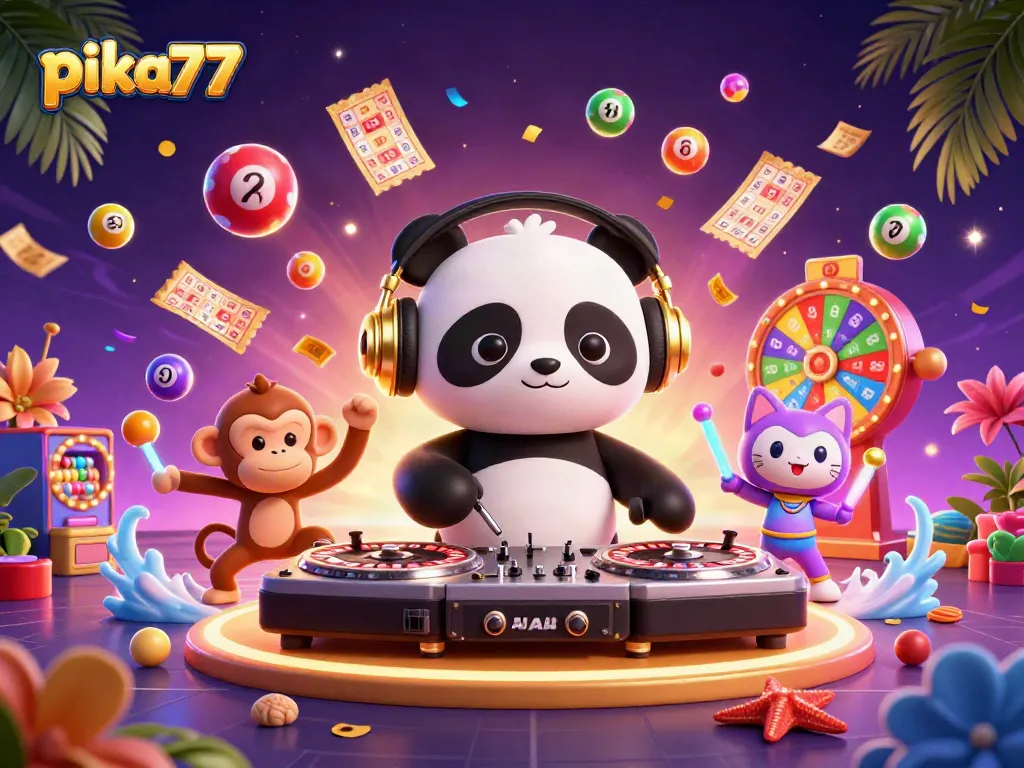 Experience thrilling gameplay at pika77 with vibrant characters and dynamic casino elements.