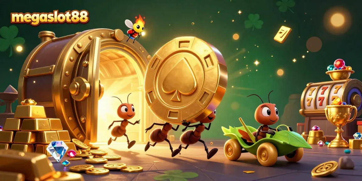 Engage with megaslot88's thrilling heist in a cartoon-rich 3D world filled with treasures.