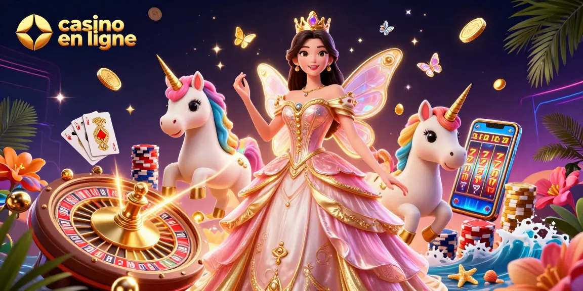 Engage in an exciting casino en ligne experience with enchanting characters amidst dynamic game elements.