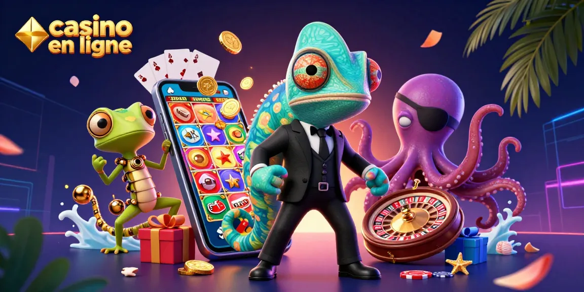 Jouez au casino en ligne avec un agent secret caméléon et des jeux captivants.
