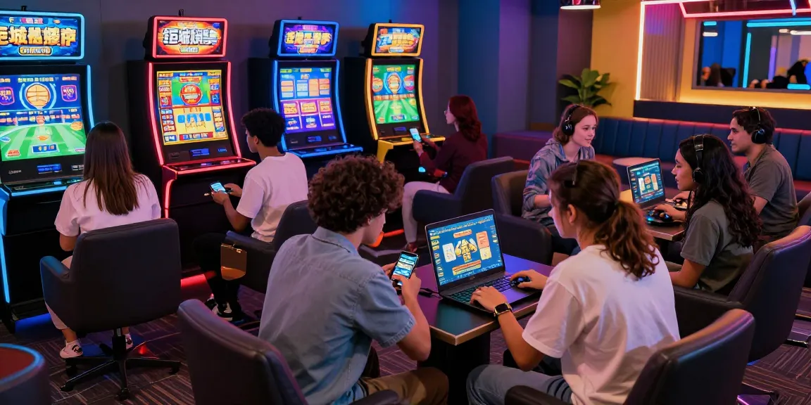 Engaged players enjoying thrilling 鉅城娛樂 games in a vibrant gaming lounge atmosphere.